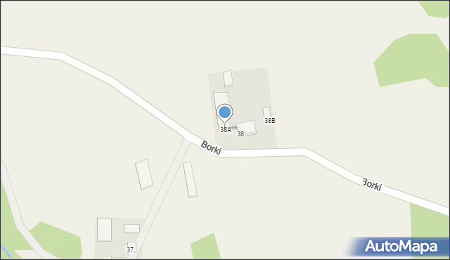 Możdżany, Możdżany, 38A, mapa Możdżany