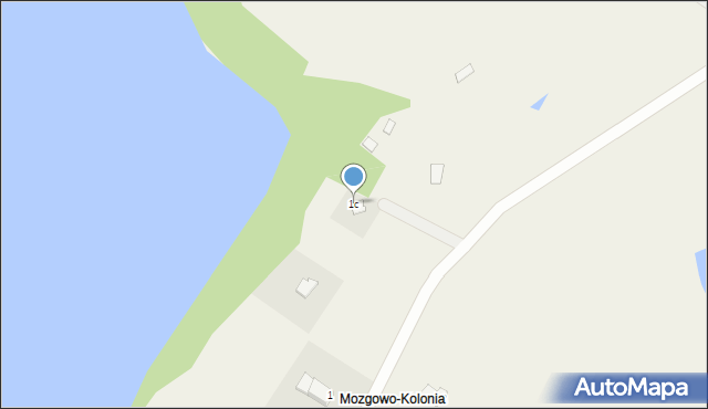 Mozgowo, Mozgowo, 1c, mapa Mozgowo
