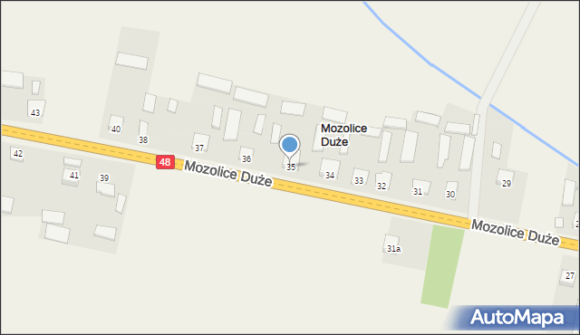 Mozolice Duże, Mozolice Duże, 35, mapa Mozolice Duże