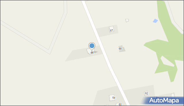 Mozolice Duże, Mozolice Duże, 65, mapa Mozolice Duże