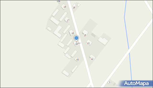 Mozolice Małe, Mozolice Małe, 14, mapa Mozolice Małe