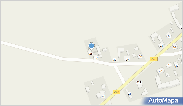 Mozów, Mozów, 26a, mapa Mozów