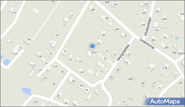 Mysłowice, Morgowska, 17, mapa Mysłowice