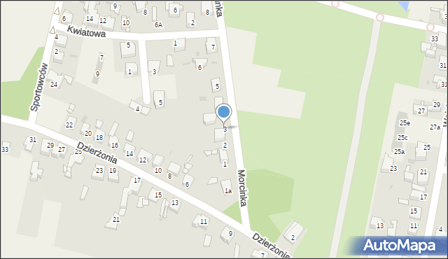 Nakło Śląskie, Morcinka Gustawa, 3, mapa Nakło Śląskie