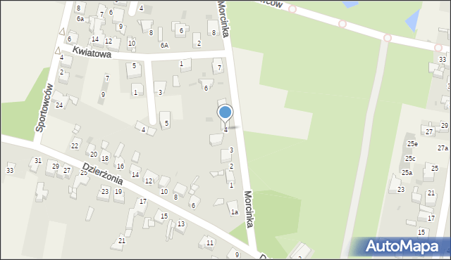 Nakło Śląskie, Morcinka Gustawa, 4, mapa Nakło Śląskie