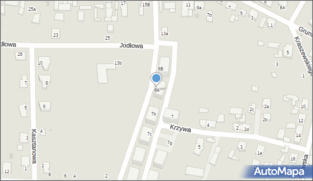 Namysłów, Modrzewiowa, 6A, mapa Namysłów