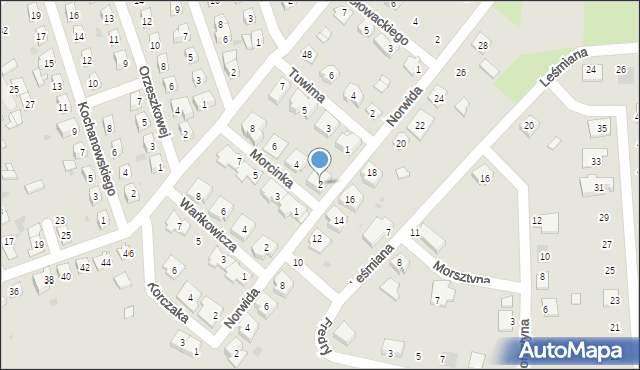 Namysłów, Morcinka Gustawa, 2, mapa Namysłów