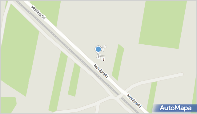 Nisko, Moniuszki Stanisława, 2, mapa Nisko