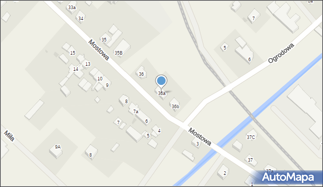 Nowa Wieś Lęborska, Mostowa, 36a, mapa Nowa Wieś Lęborska
