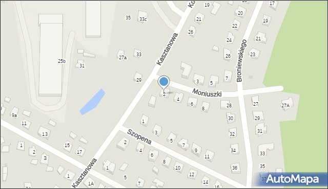 Nowe Miasto Lubawskie, Moniuszki Stanisława, 2, mapa Nowe Miasto Lubawskie