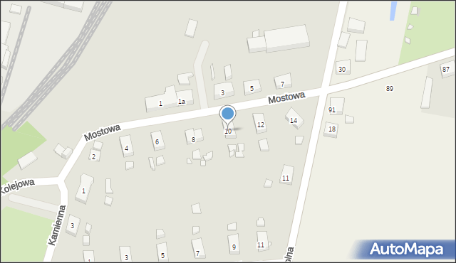 Nowe Skalmierzyce, Mostowa, 10, mapa Nowe Skalmierzyce