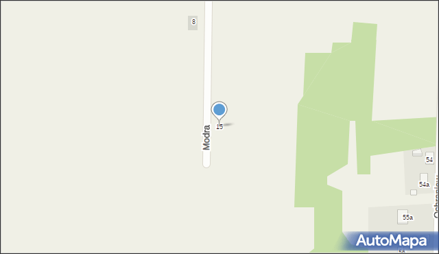 Ochraniew, Modra, 15, mapa Ochraniew