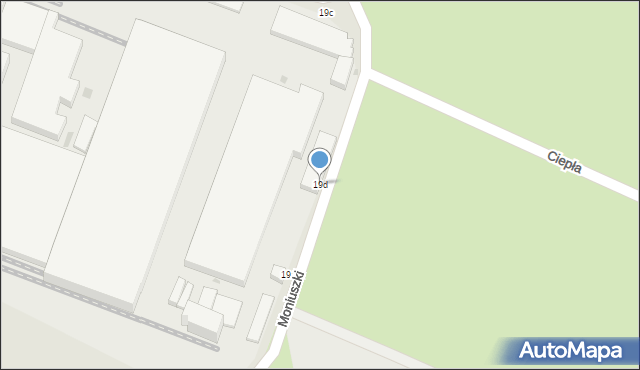 Oleśnica, Moniuszki Stanisława, 19d, mapa Oleśnica