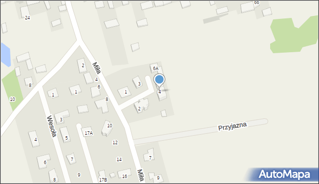 Olmonty, Modrzewiowa, 4, mapa Olmonty