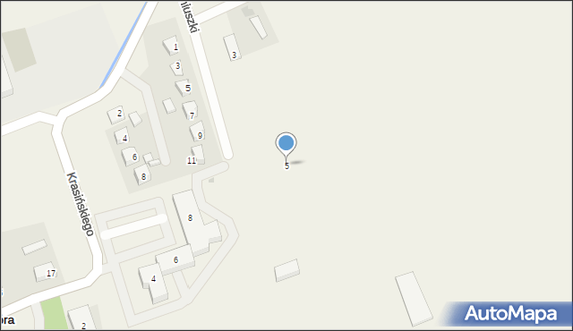 Opinogóra Górna, Moniuszki Stanisława, 5, mapa Opinogóra Górna