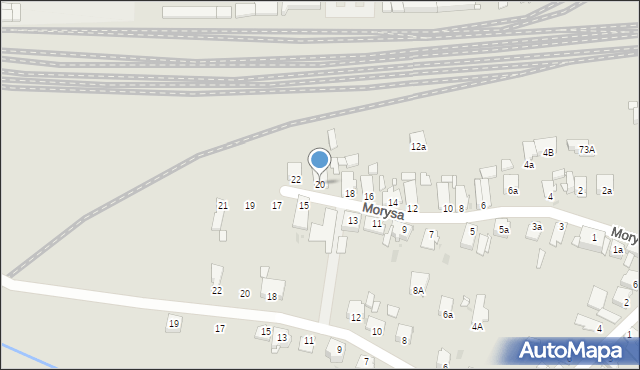 Opole, Morysa Roberta, 20, mapa Opola