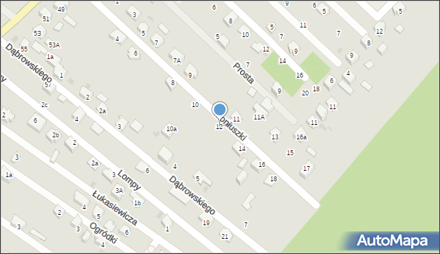 Orzesze, Moniuszki Stanisława, 12, mapa Orzesze