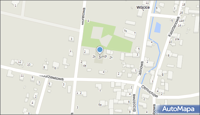 Otmuchów, Morelowa, 2d, mapa Otmuchów