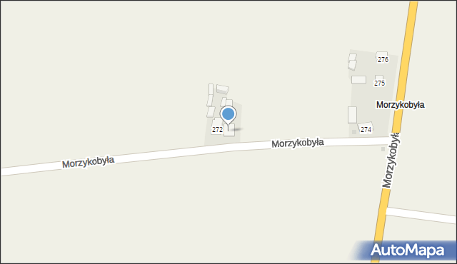 Ożarów, Morzykobyła, 273, mapa Ożarów