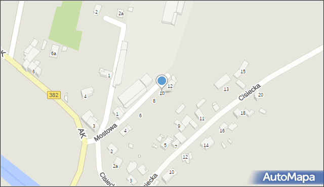 Paczków, Mostowa, 10, mapa Paczków