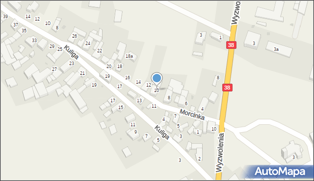 Pawłowiczki, Morcinka Gustawa, 10, mapa Pawłowiczki