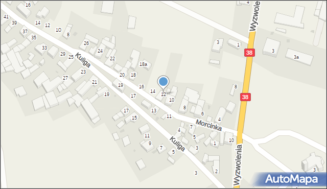 Pawłowiczki, Morcinka Gustawa, 12, mapa Pawłowiczki