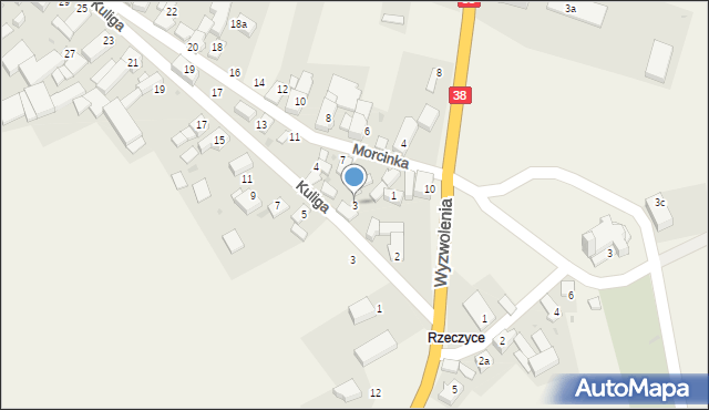 Pawłowiczki, Morcinka Gustawa, 3, mapa Pawłowiczki