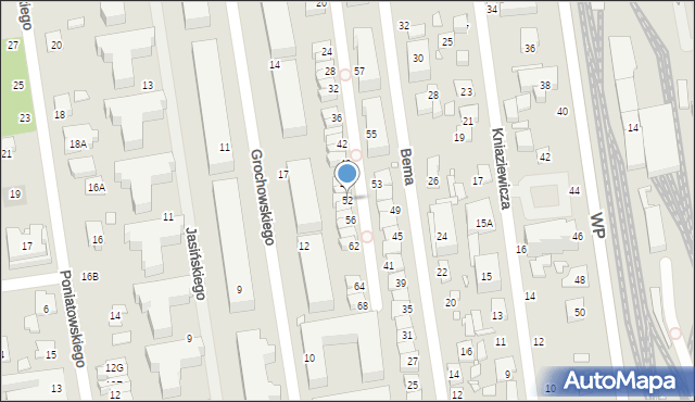 Piaseczno, Mochnackiego Maurycego, 52, mapa Piaseczno