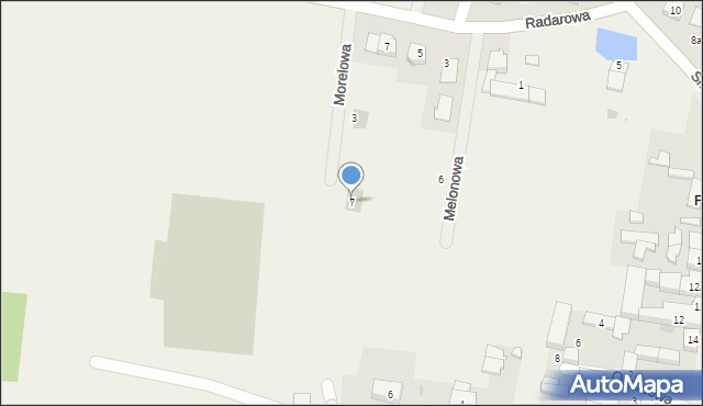 Pietrzykowice, Morelowa, 7, mapa Pietrzykowice