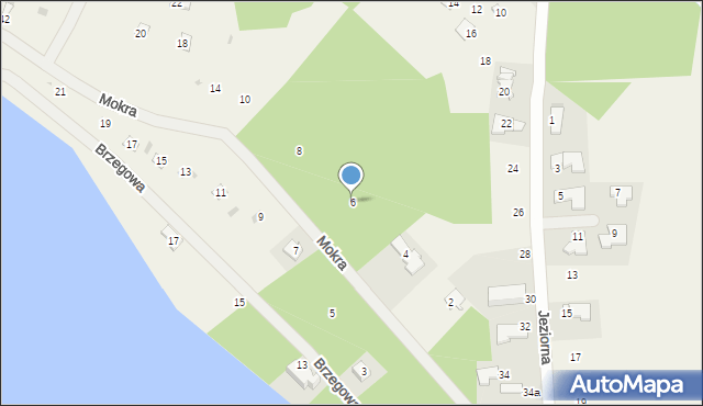 Pluski, Mokra, 6, mapa Pluski