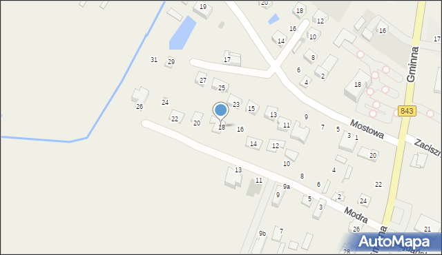 Pokrówka, Modra, 18, mapa Pokrówka