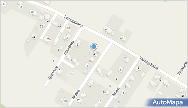 Potępa, Mokra, 4, mapa Potępa