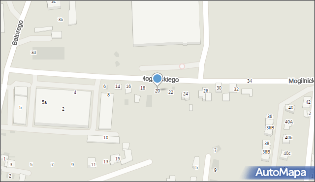 Przemyśl, Mogilnickiego Jana, ks., 20, mapa Przemyśla