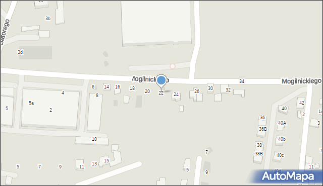 Przemyśl, Mogilnickiego Jana, ks., 22, mapa Przemyśla