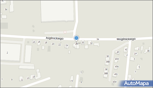 Przemyśl, Mogilnickiego Jana, ks., 26, mapa Przemyśla