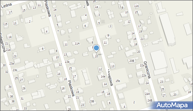 Przeźmierowo, Morelowa, 10b, mapa Przeźmierowo