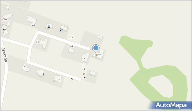 Przyjaźń, Modrzewiowa, 16, mapa Przyjaźń