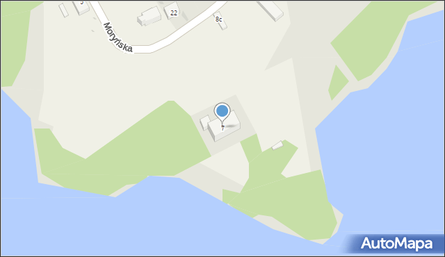 Przyjezierze, Moryńska, 7, mapa Przyjezierze