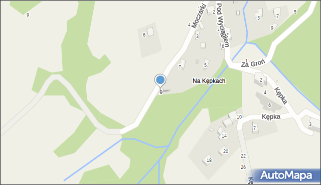 Przyłęków, Moczarki, 9, mapa Przyłęków
