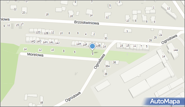 Pułtusk, Morelowa, 4, mapa Pułtusk