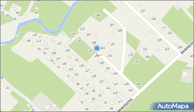 Radawa, Mołodycka, 155, mapa Radawa