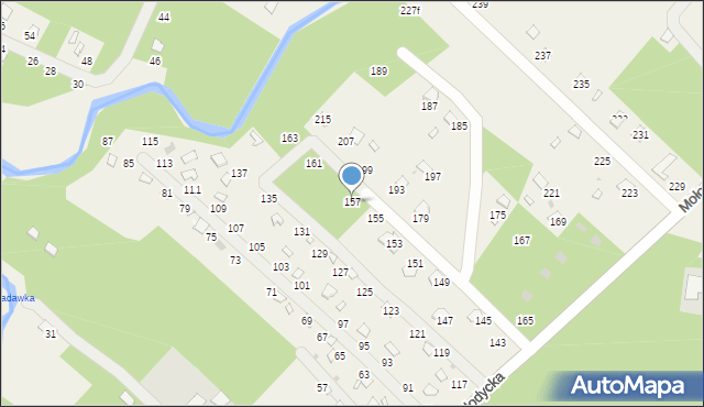 Radawa, Mołodycka, 157, mapa Radawa