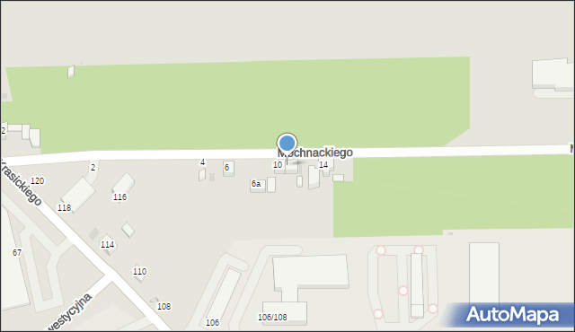 Radomsko, Mochnackiego, 12, mapa Radomsko