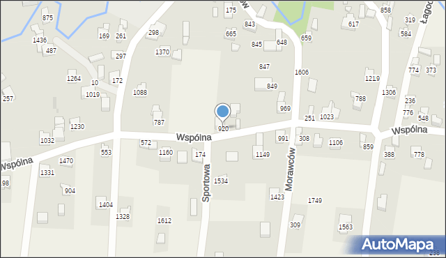 Radziechowy, Morawców, 920, mapa Radziechowy