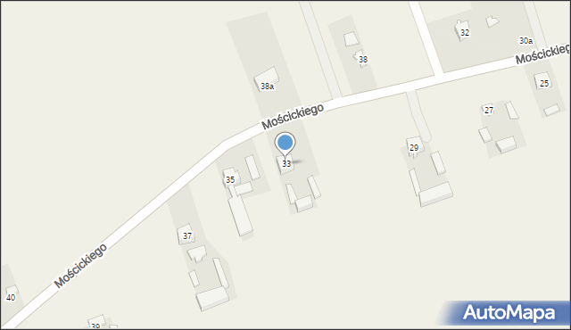 Rzeczyca, Mościckiego Ignacego, 33, mapa Rzeczyca