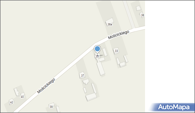 Rzeczyca, Mościckiego Ignacego, 35, mapa Rzeczyca
