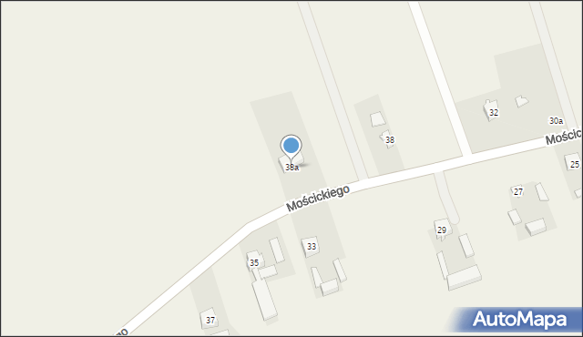 Rzeczyca, Mościckiego Ignacego, 38a, mapa Rzeczyca