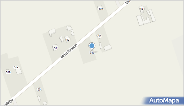 Rzeczyca, Mościckiego Ignacego, 53a, mapa Rzeczyca