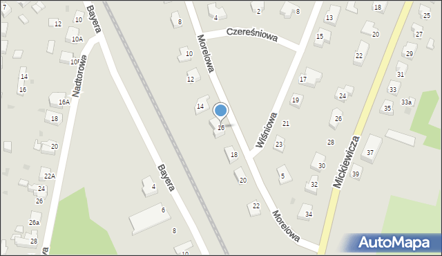 Rzepin, Morelowa, 16, mapa Rzepin