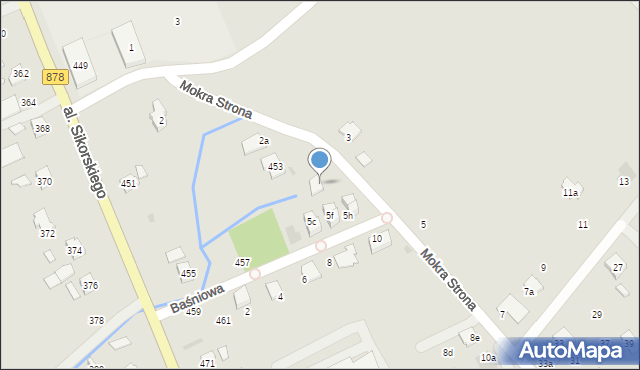 Rzeszów, Mokra Strona, 2, mapa Rzeszów